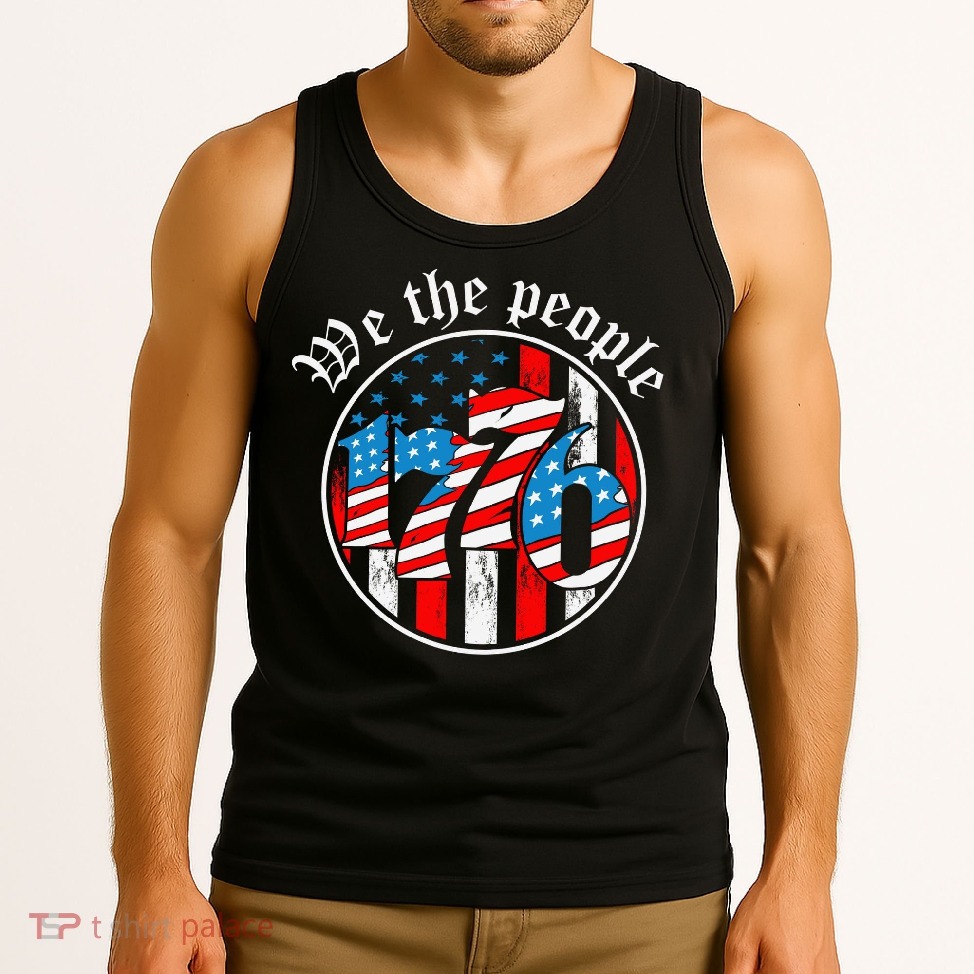 We The People 1776 Patriotic USA Americanism Tank Top