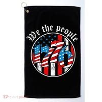 We The People 1776 Patriotic USA Americanism Golf Towel thumb 0