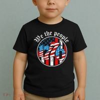 We The People 1776 Patriotic USA Americanism Toddler T-Shirt thumb 2
