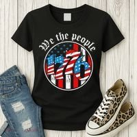 We The People 1776 Patriotic USA Americanism Women's T-Shirt thumb 3