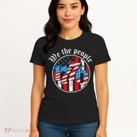 We The People 1776 Patriotic USA Americanism Women's T-Shirt thumb 4