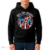 We The People 1776 Patriotic USA Americanism Kids Hoodie thumb 4