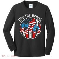 We The People 1776 Patriotic USA Americanism Kids Long Sleeve Shirt thumb 0