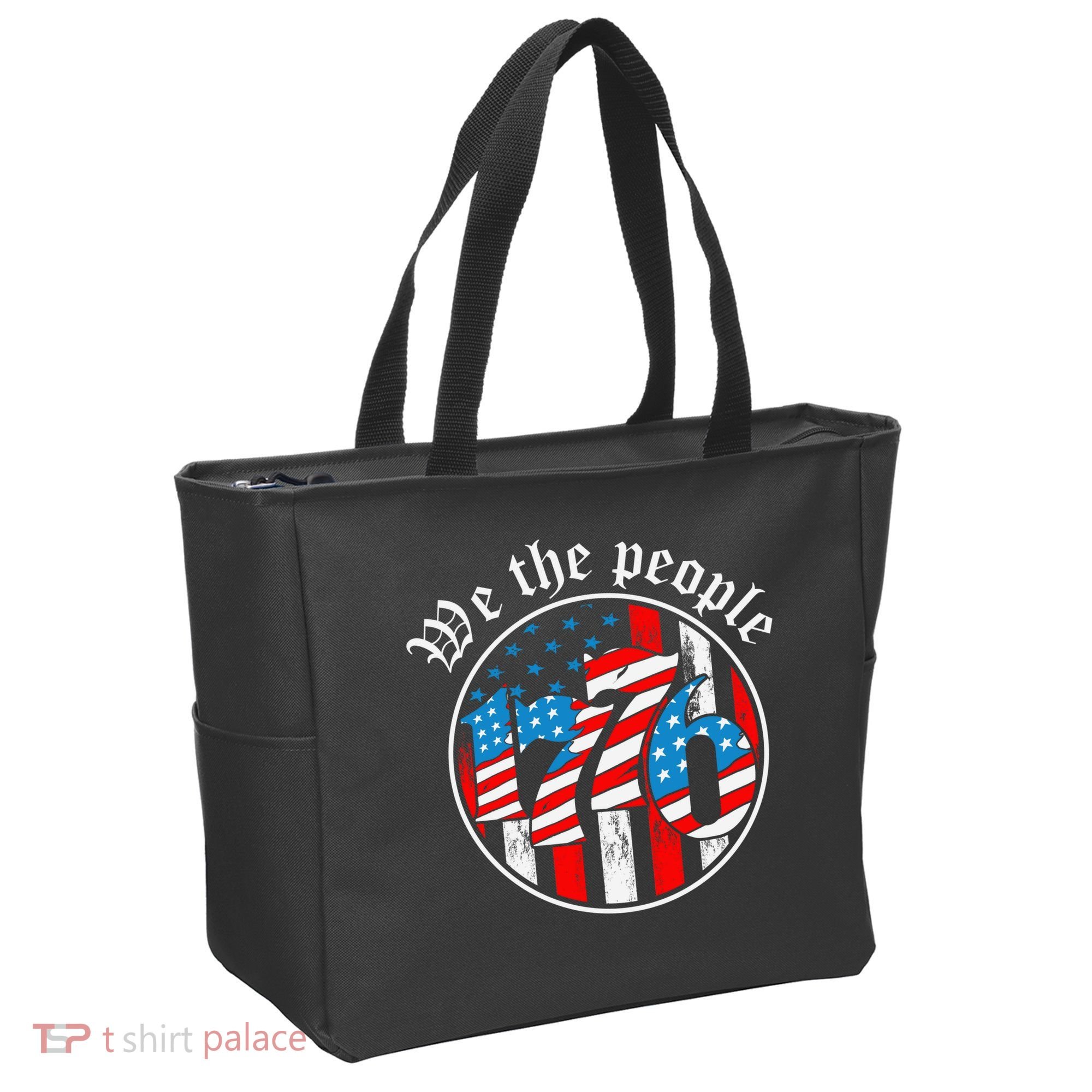 We The People 1776 Patriotic USA Americanism Tote Bag