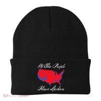 We The People Have Spoken 2024 Election Pro Trump Beanie thumb 0