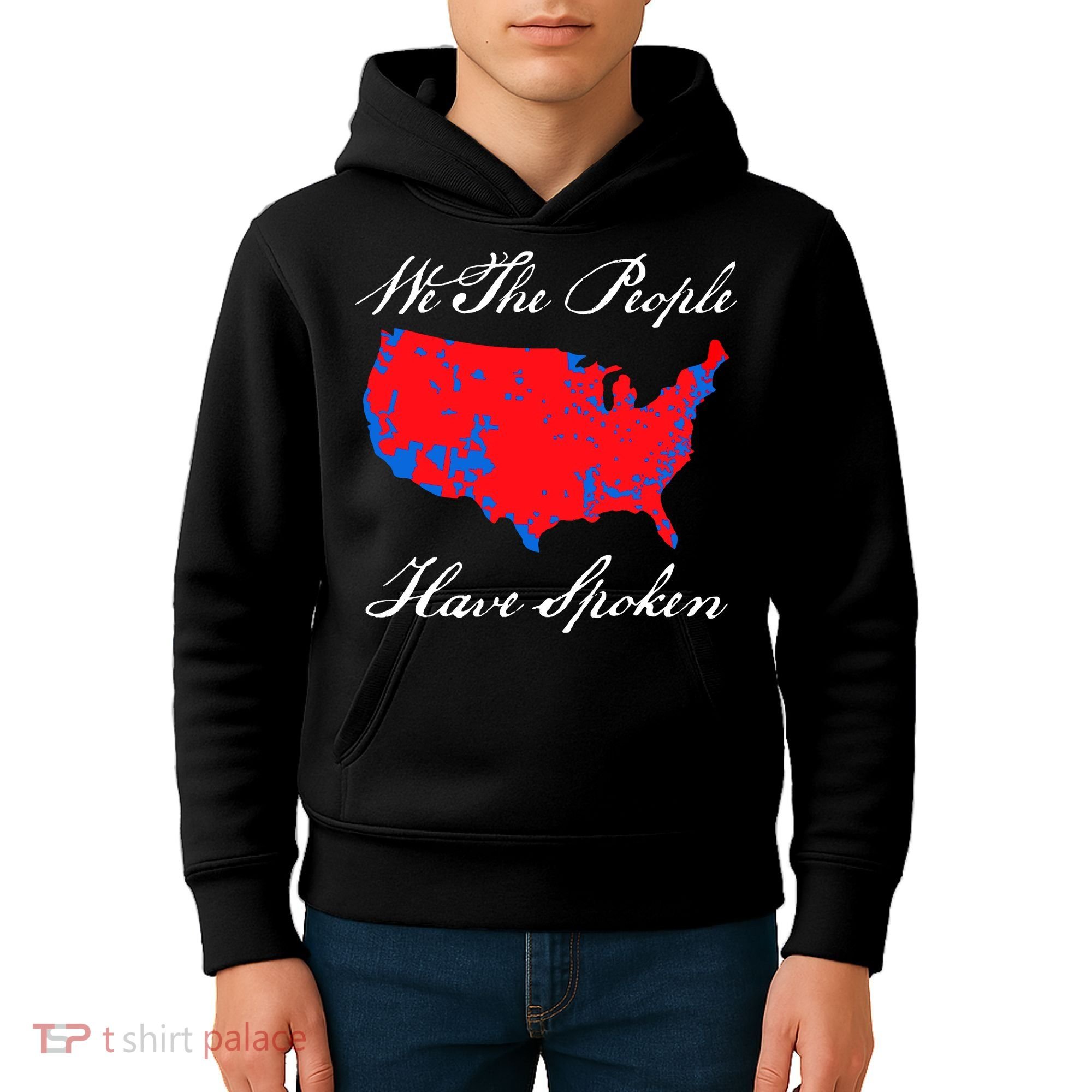 We The People Have Spoken 2024 Election Pro Trump Kids Hoodie