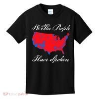 We The People Have Spoken 2024 Election Pro Trump Kids T-Shirt thumb 0