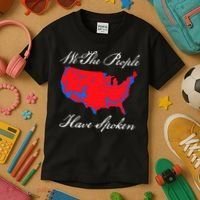We The People Have Spoken 2024 Election Pro Trump Kids T-Shirt thumb 3