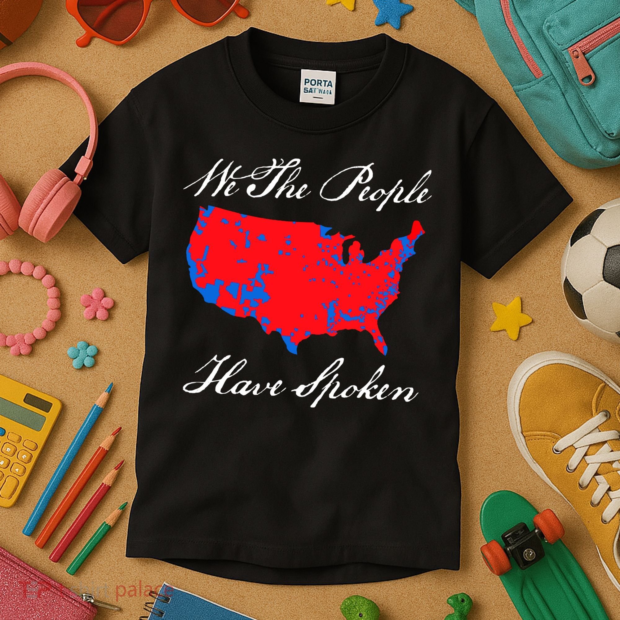 We The People Have Spoken 2024 Election Pro Trump Kids T-Shirt
