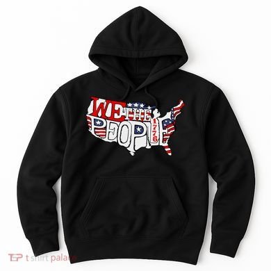 We The People Usa 1776 Map Hoodie