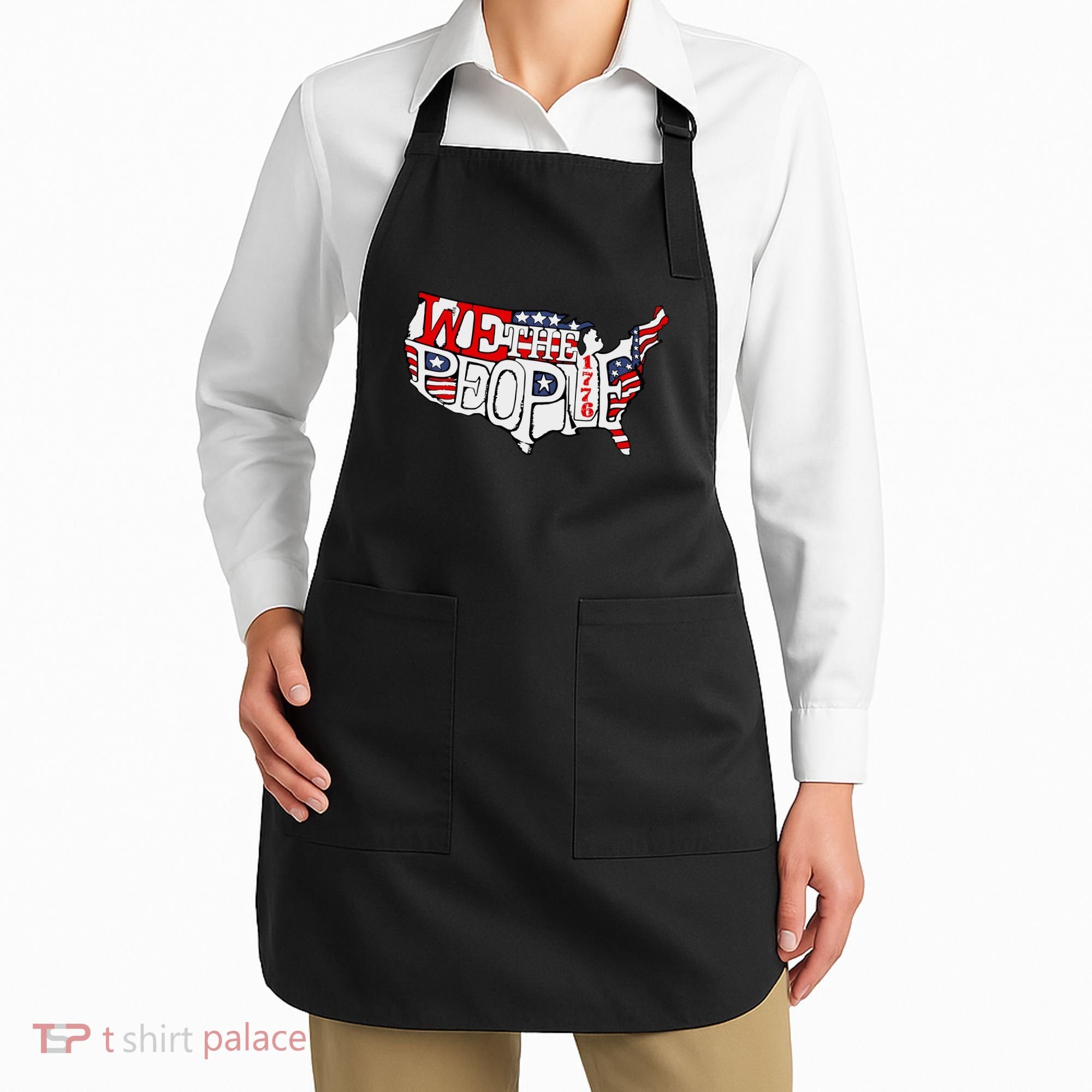 We The People Usa 1776 Map Apron