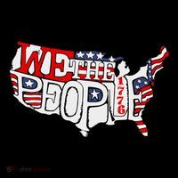 We The People Usa 1776 Map Button thumb 1