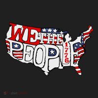 We The People Usa 1776 Map Beanie thumb 2