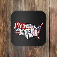 We The People Usa 1776 Map Coaster thumb 0