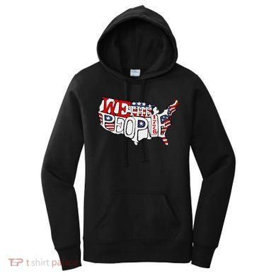 We The People Usa 1776 Map Women's Hoodie