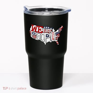 We The People Usa 1776 Map Tumbler
