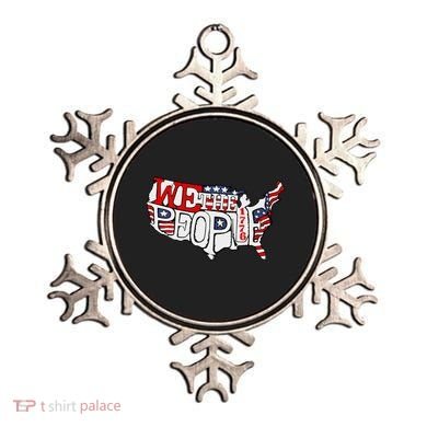 We The People Usa 1776 Map Ornament