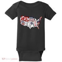 We The People Usa 1776 Map Baby Bodysuit thumb 0