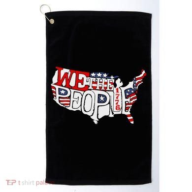 We The People Usa 1776 Map Golf Towel