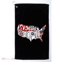 We The People Usa 1776 Map Golf Towel thumb 0