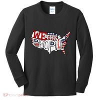 We The People Usa 1776 Map Kids Long Sleeve Shirt thumb 0