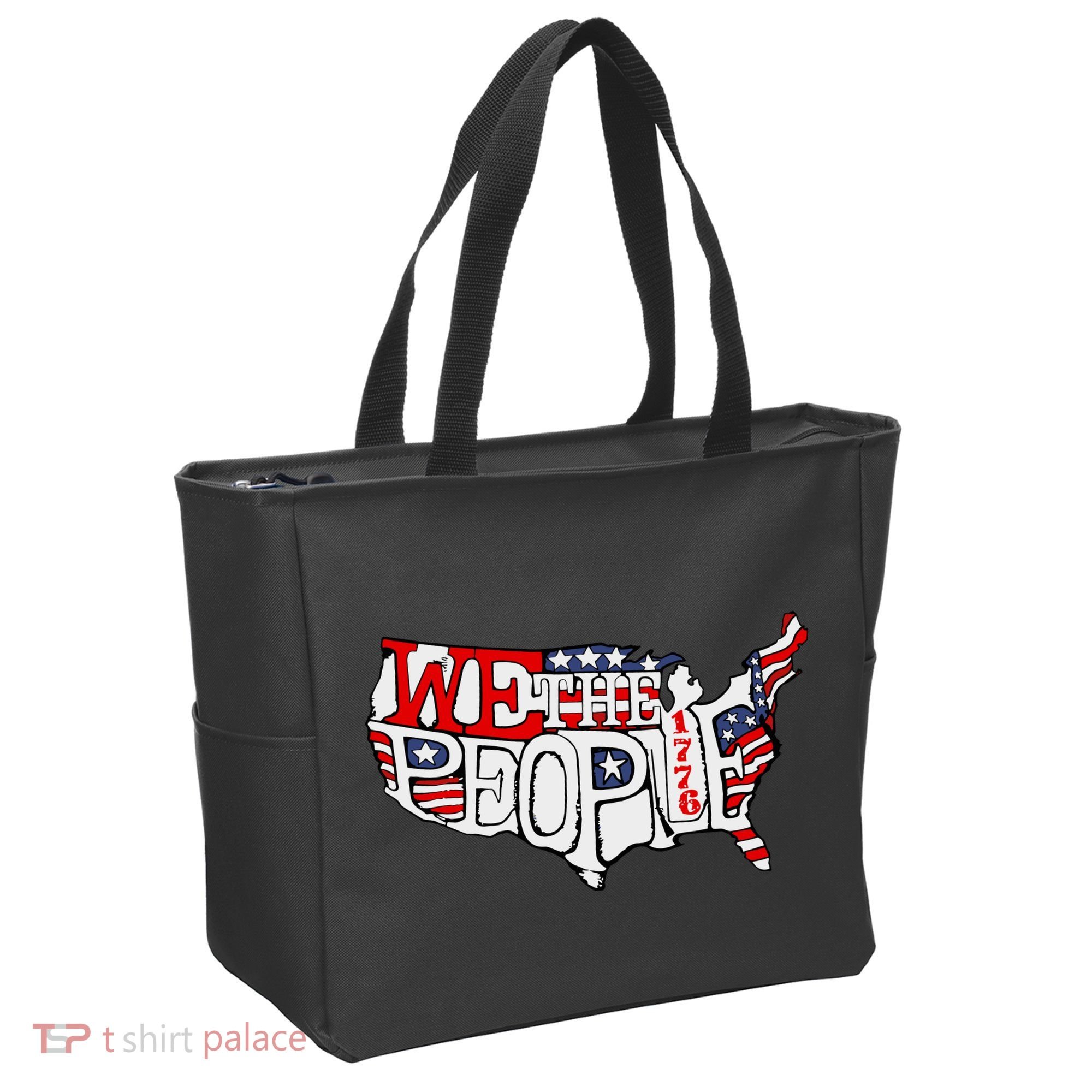 We The People Usa 1776 Map Tote Bag