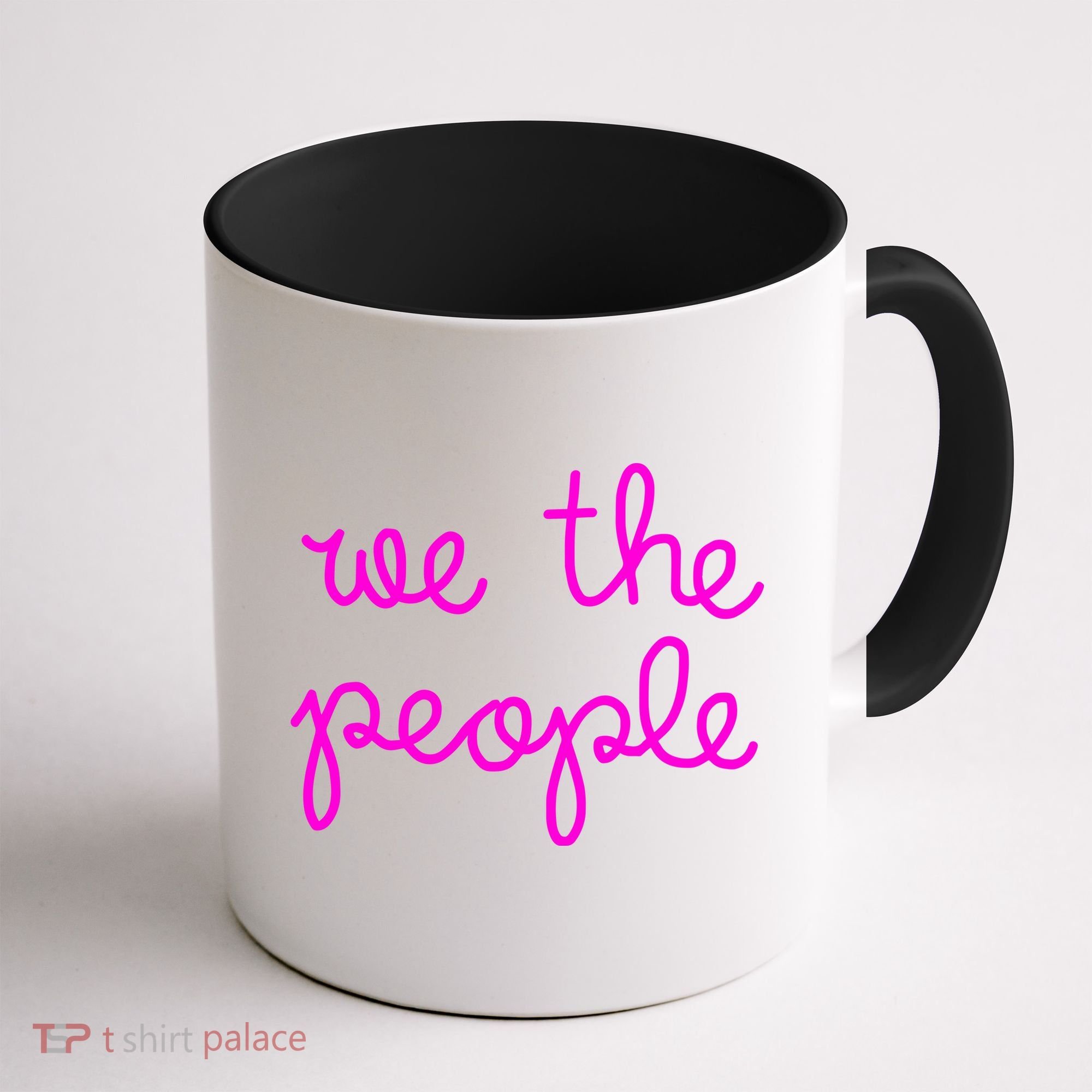 We The People Nicolle Wallace Pink Imprint Coffee Mug