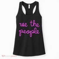 We The People Nicolle Wallace Pink Imprint Women's Tank Top thumb 0