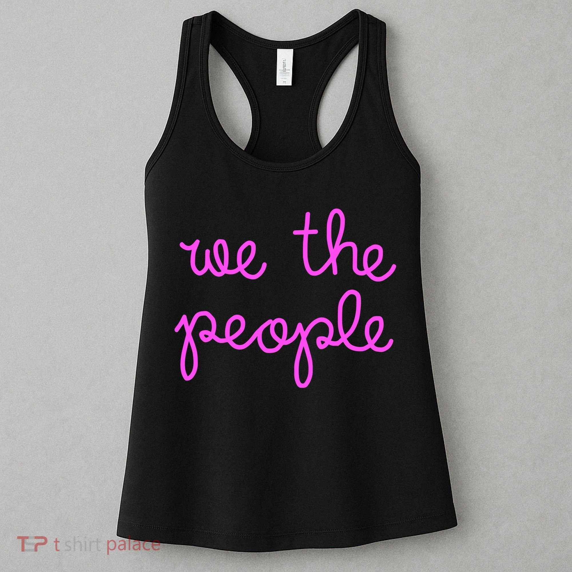 We The People Nicolle Wallace Pink Imprint Women's Tank Top