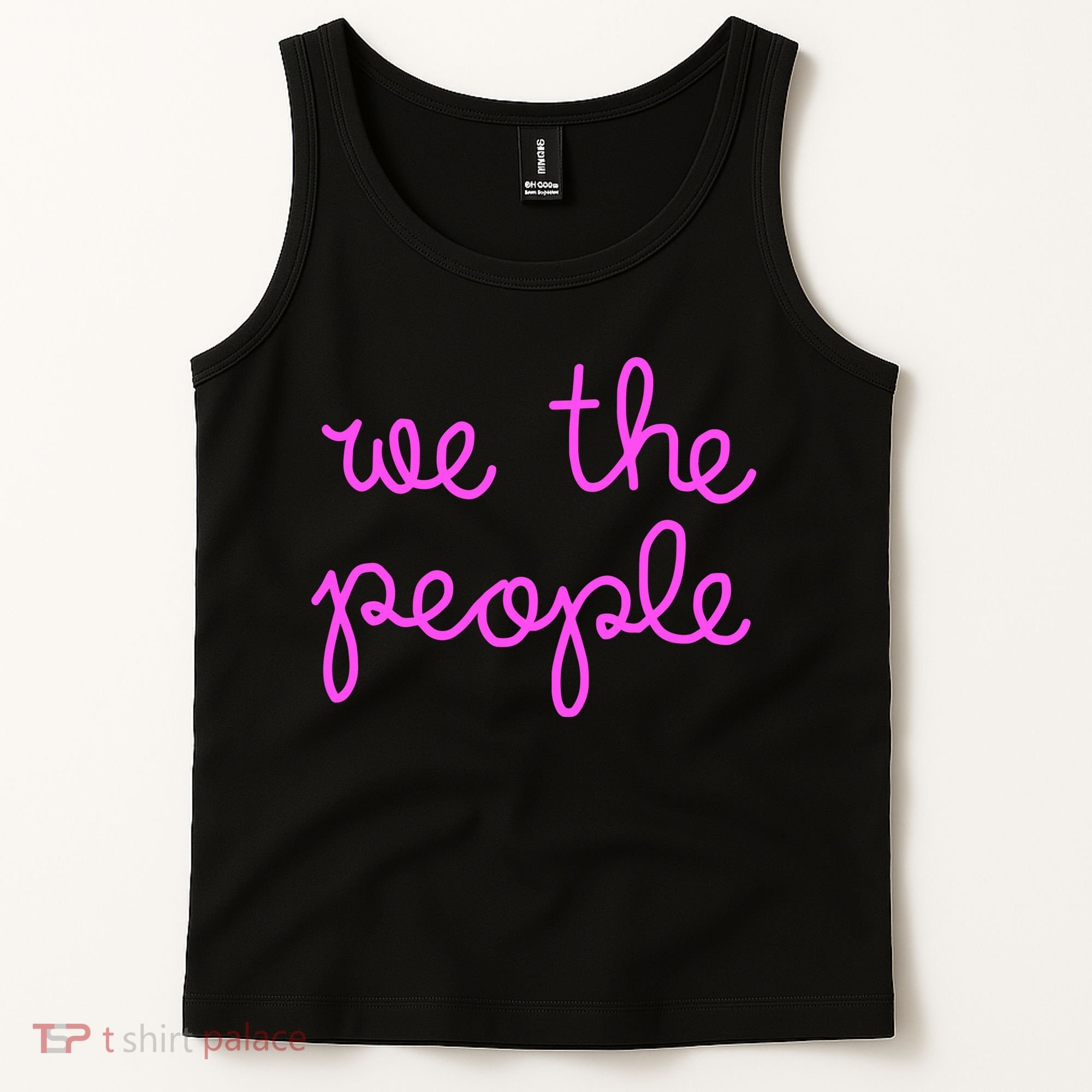 We The People Nicolle Wallace Pink Imprint Tank Top