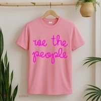 We The People Nicolle Wallace Pink Imprint T-Shirt thumb 2