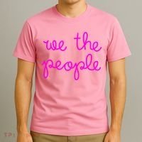 We The People Nicolle Wallace Pink Imprint T-Shirt thumb 3