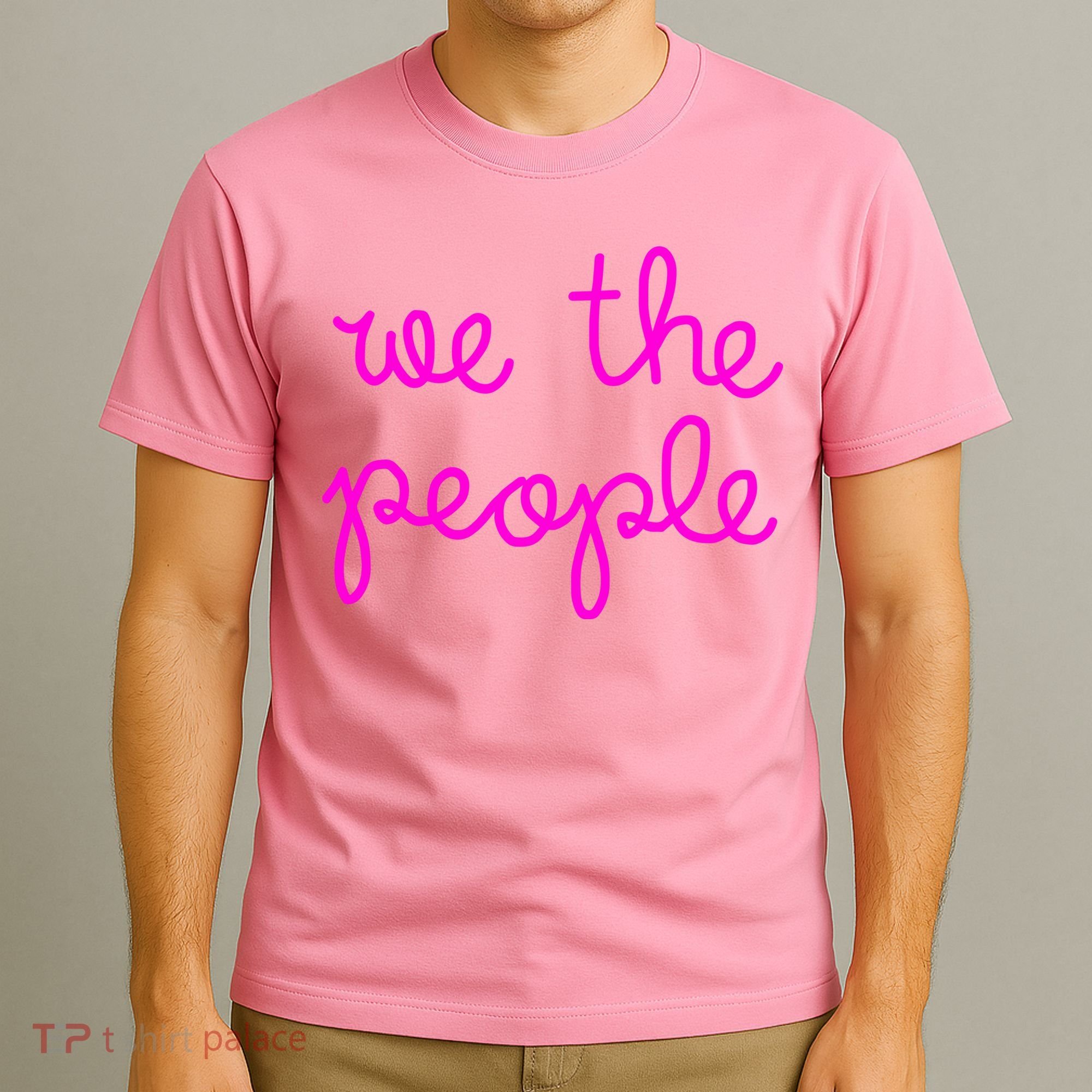 We The People Nicolle Wallace Pink Imprint T-Shirt