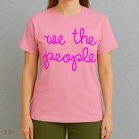 We The People Nicolle Wallace Pink Imprint T-Shirt thumb 4