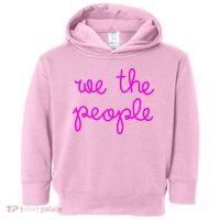 We The People Nicolle Wallace Pink Imprint Toddler Hoodie thumb 0