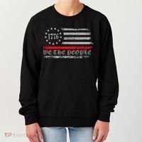 We The People Red Line Betsy Ross Women's Sweatshirt thumb 0
