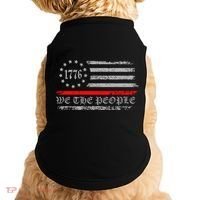 We The People Red Line Betsy Ross Doggie Tank thumb 0