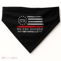 We The People Red Line Betsy Ross USA-Made Doggie Bandana thumb 0