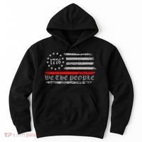 We The People Red Line Betsy Ross Hoodie thumb 0