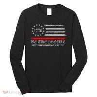 We The People Red Line Betsy Ross Long Sleeve Shirt thumb 0