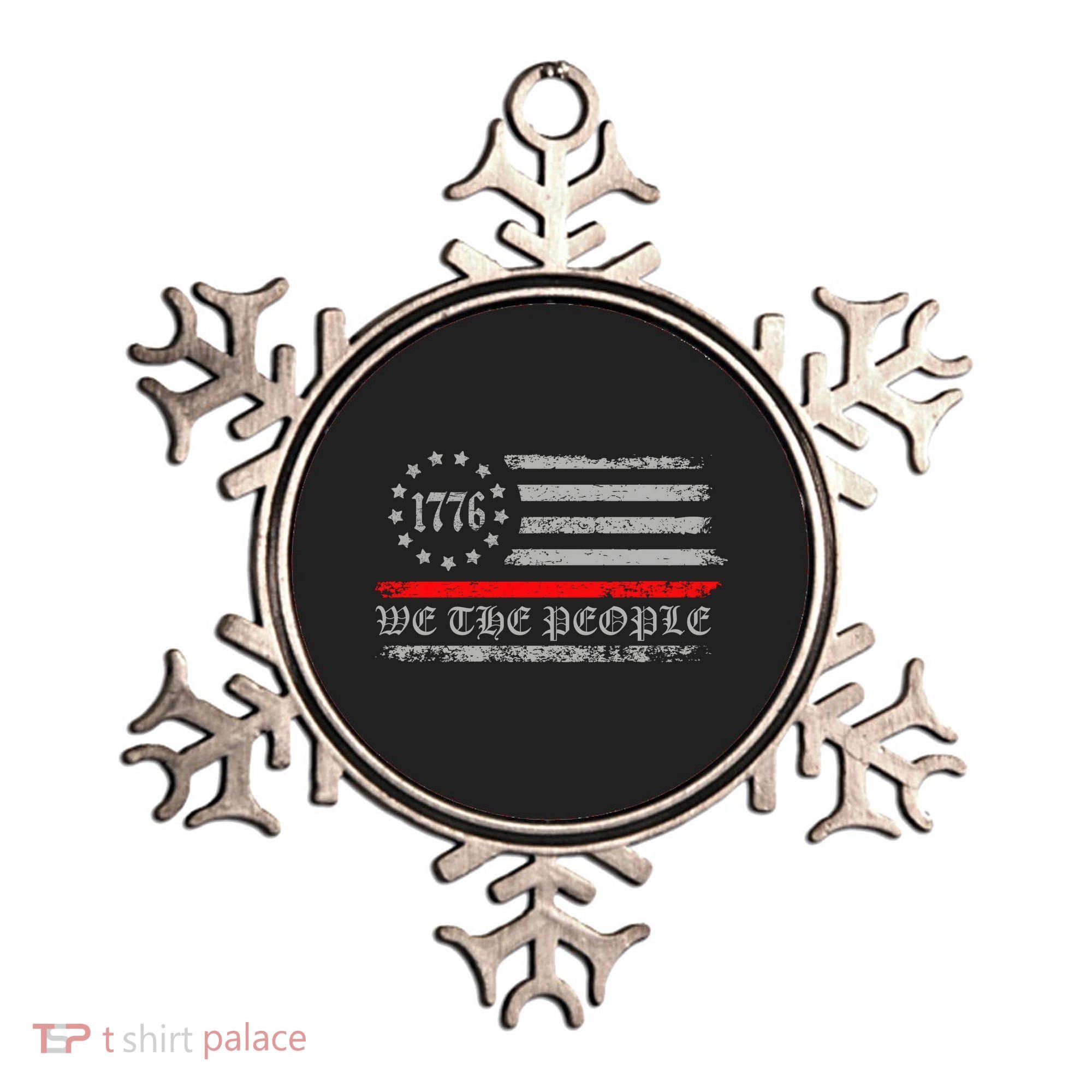 We The People Red Line Betsy Ross Ornament