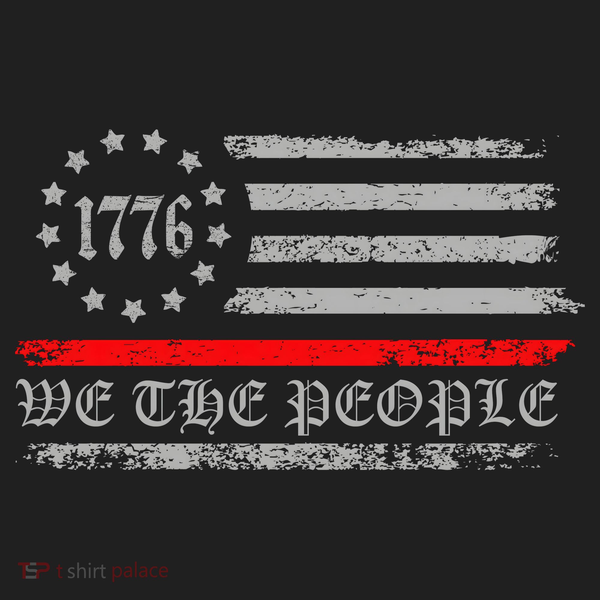 We The People Red Line Betsy Ross Hat