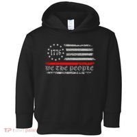 We The People Red Line Betsy Ross Toddler Hoodie thumb 0