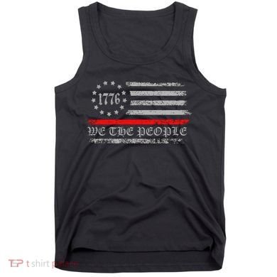 We The People Red Line Betsy Ross Tank Top