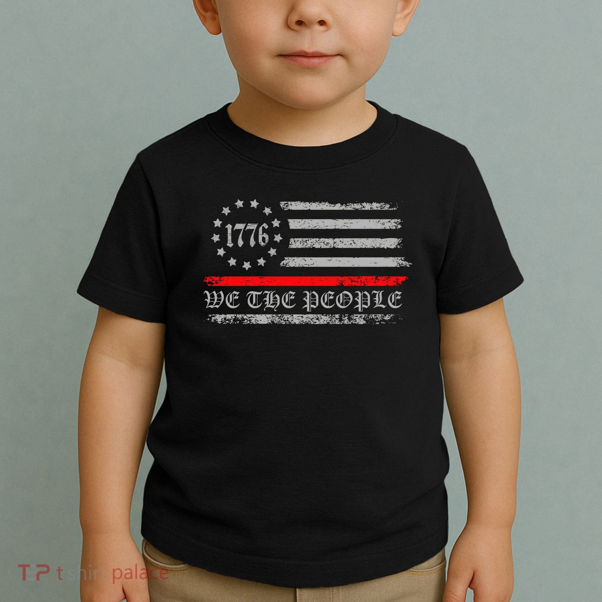 We The People Red Line Betsy Ross Toddler T-Shirt