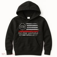 We The People Red Line Betsy Ross Kids Hoodie thumb 0