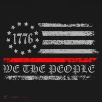 We The People Red Line Betsy Ross Kids Hoodie thumb 5