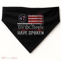 We The People Have Spoken USA-Made Doggie Bandana thumb 0