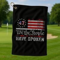 We The People Have Spoken Golf Towel thumb 1