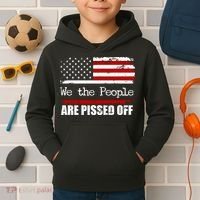 We The People Are Pissed Pro American Kids Hoodie thumb 2